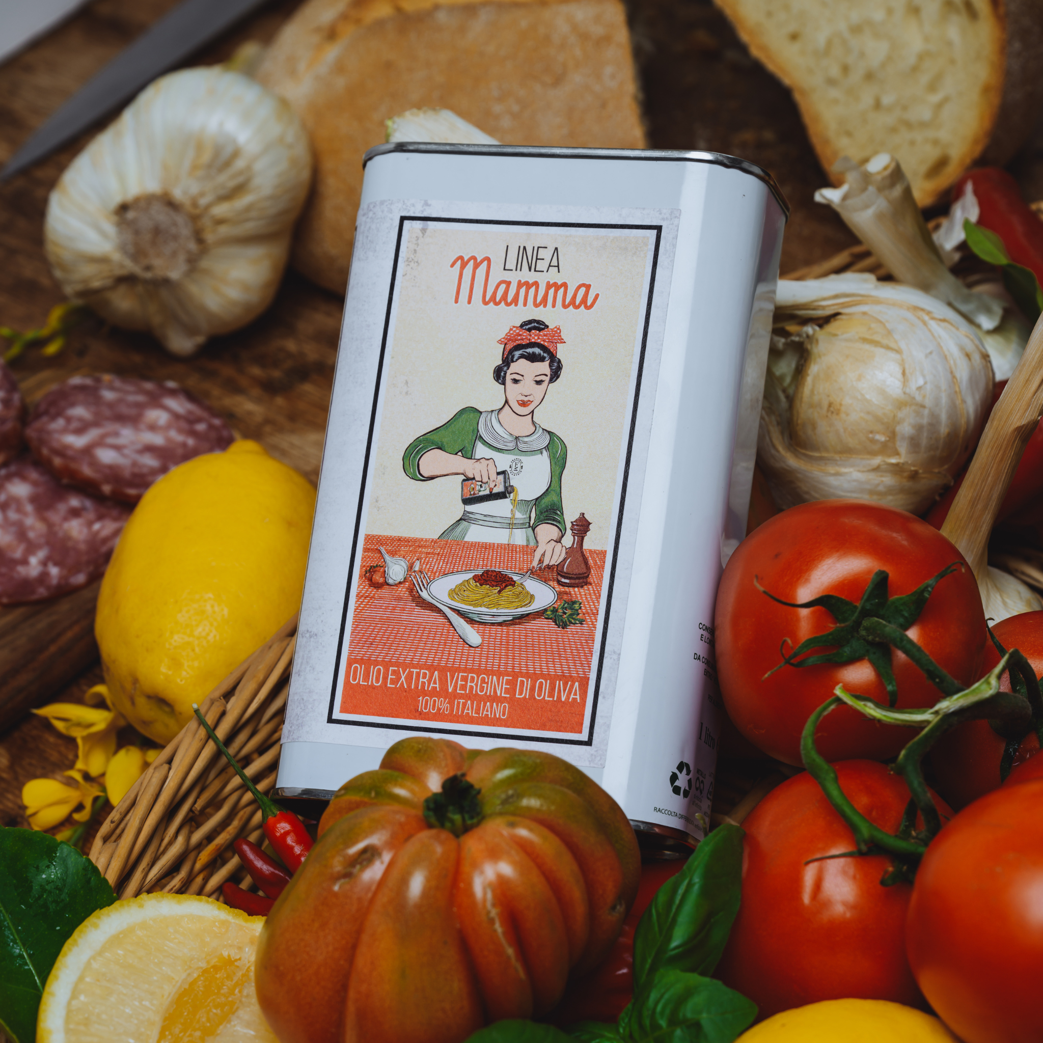 Linea Mamma extra virgin olive oil — product detail
