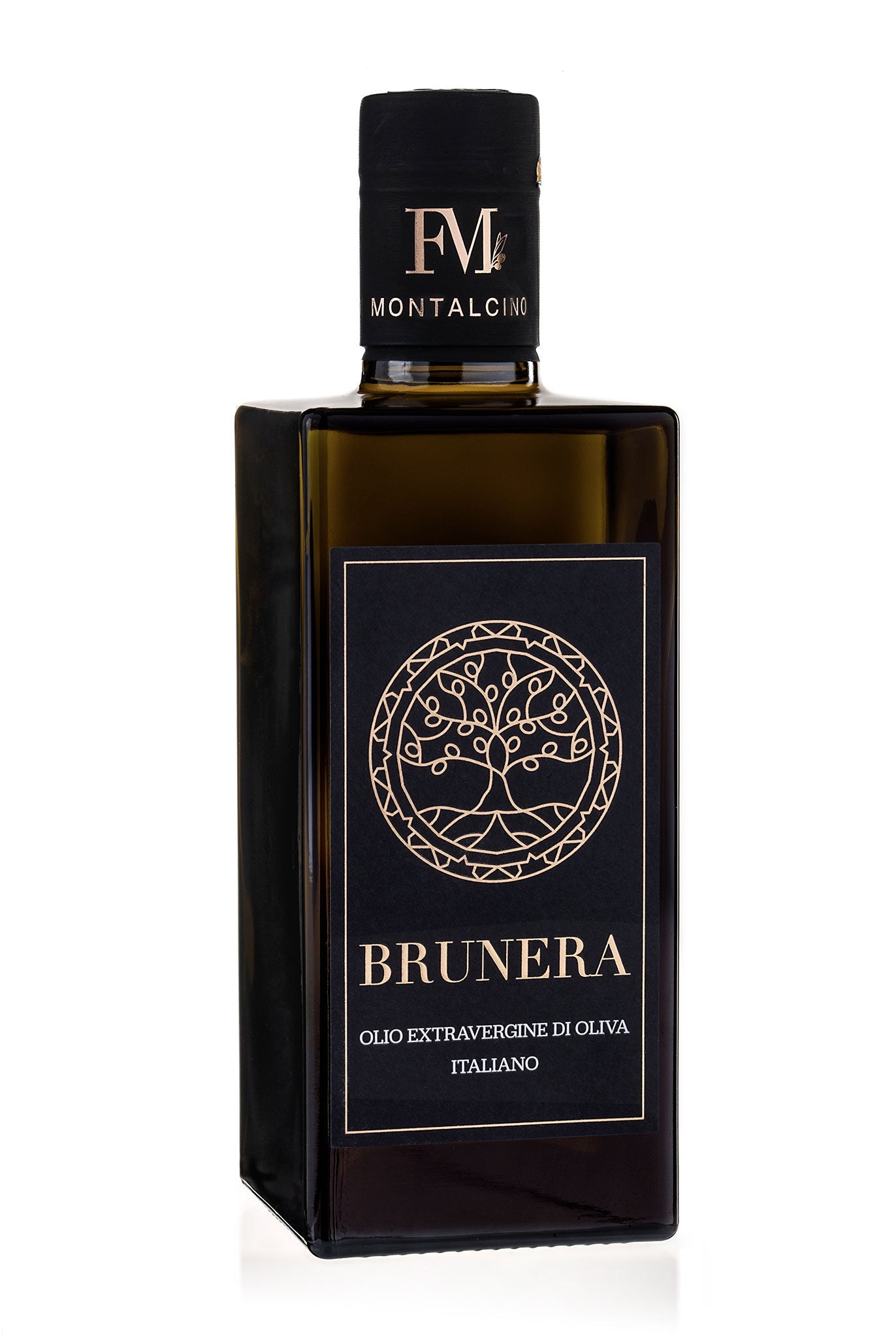 BRUNERA extra virgin olive oil, 500 ml bottle from Frantoio di Montalcino