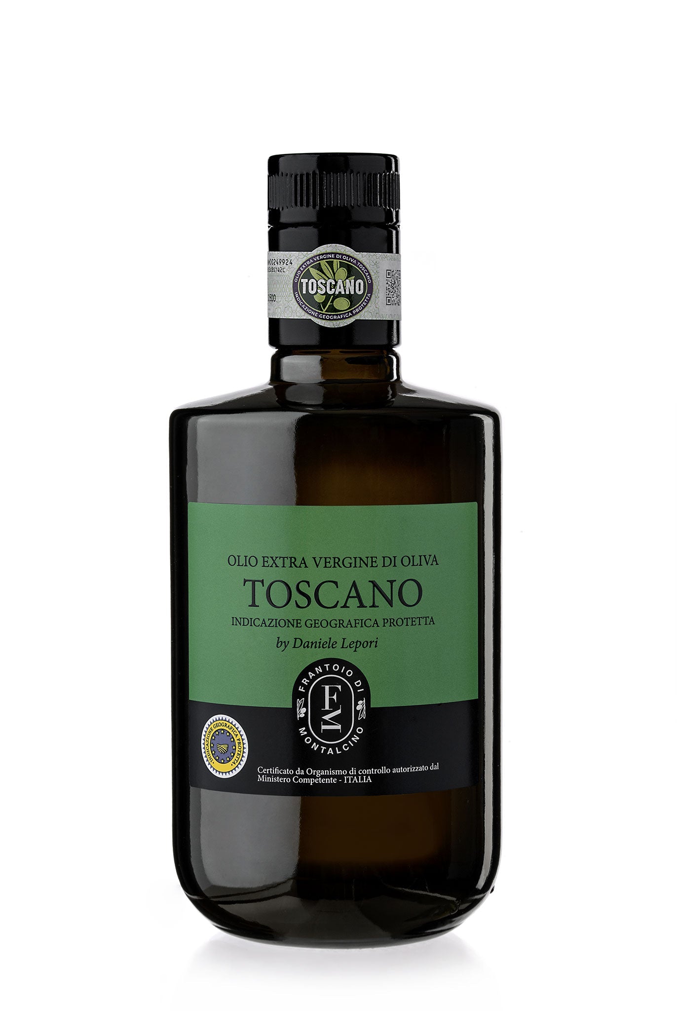 Toscano IGP Extra Virgin Olive Oil, 500 ml bottle from Frantoio di Montalcino